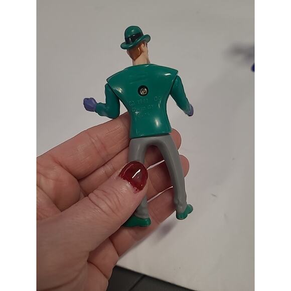 Action Figure Lot (3) Iron Spider Batman Ridler McDonalds 90's 4" - Picture 6 of 13